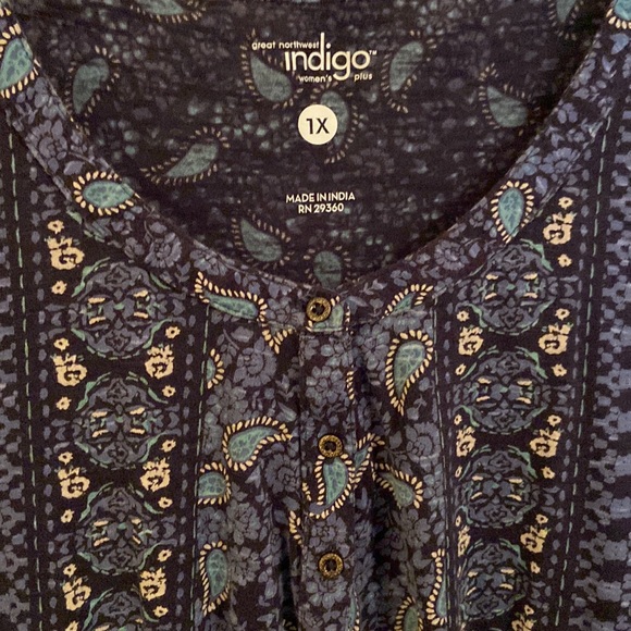 Soft cotton jersey woman’s blouse - Picture 4 of 4